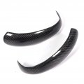 Fydun Automotive Interior Rearview Mirror Cover Add-on Fit For Porsche Boxster Cayman 997 911 987 2pcs Carbon Fiber Cap