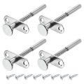 Plunger Latches 7x45mm 0 24x3 35inch Steel Spring-loaded Bolt Latch For Furniture Cabinet Bed Door 4pcs 