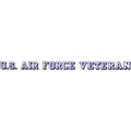 U S Air Force Veteran Clear Window Strip 