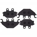 Niche Front Left Right Brake Pad Set For Can-am S45105baa000a Kawasaki 43082-y003 Semi-metallic 2 Pack