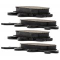 Niche Front Left Right Brake Pad Set For Can-am S45105baa000a Kawasaki 43082-y003 Semi-metallic 2 Pack