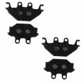 Niche Front Left Right Brake Pad Set For Can-am S45105baa000a Kawasaki 43082-y003 Semi-metallic 2 Pack