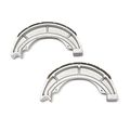 Niche Cycle Supply Rear Grooved Brake Shoes For Suzuki Gt 500 72-77 
