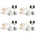 Topteng 4set Motorcycle 28mm Carburetor Repair Kit Carb Rebuild Compatible With Pwk For Keihin Oko