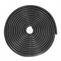 Edge Trim U Seal Extrusion Black Channel Protector Pvc Plastic W Iron Sheet Fits 1 16 -9 64 4ft 5m Length 