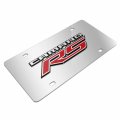 Ipick Image For Chevrolet Camaro Rs 2010 Mirror Chrome Metal License Plate