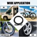 X Autohaux 59 Tire Inflator Hose Adapter Dual Lock On To Connection Air Chuck For Valve Fine Thread Without Release Black