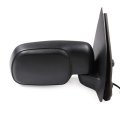 Black Right Side Mirror Fit For 1999-2010d For F-250 Super Duty Textured Glass Manual Folding Heating 
