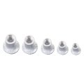All-carb 300 Pcs Rivet Nuts Kit Aluminum Flat Head Threadednut Insert Rivet Assortment 150pcs Metric Sae M3 M4 M5 M6 M8 6-32