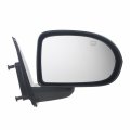 Passenger Side Door Mirror For Jeep Compass 2007 2008 2009 2010 2011 2012 2013 Power Heated Textured Black Replacement 