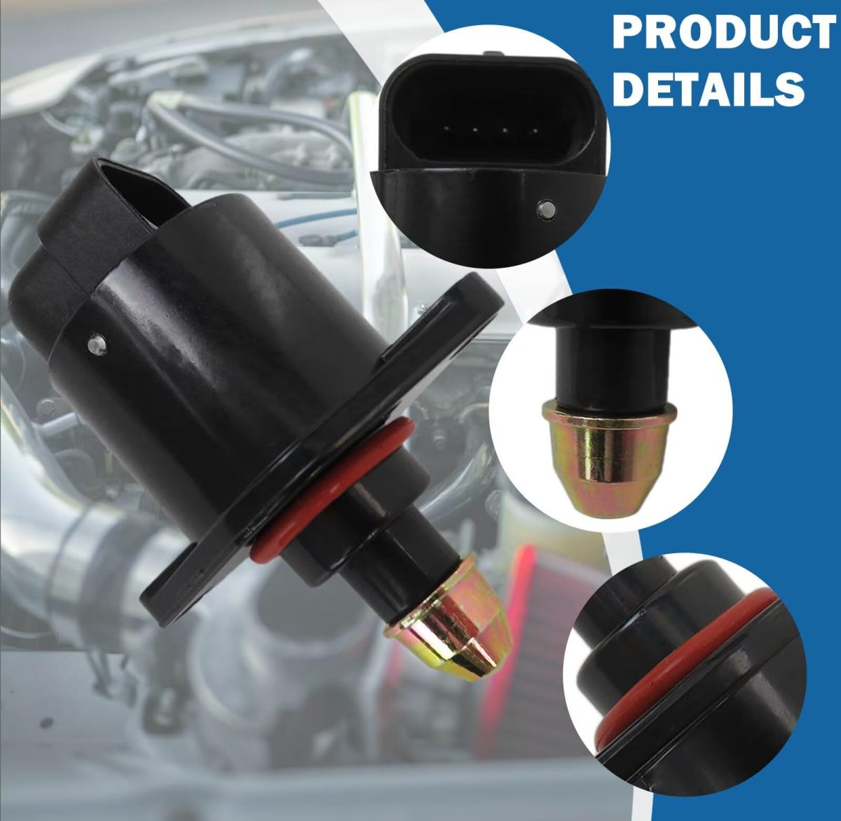 Car Idle Control Valve Motor Air For Unstable For Unsmooth Acceleration Replacement 90380 10526 King Kong Buick Jac Binyue