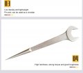 Wedo Titanium Construction With Pin Wrench 100 Anti-magnetic Light Weight Non-magnetic Rust-proof One-time Die-forged Corrosion