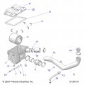 Polaris Ranger Valve Breather With 53 In Barb Id Genuine Oem Part Qty 1