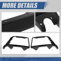 Factory Style Headlight Door Bezels Cover Compatible With Ford Bronco F150 F250 F350 F53 F59 F-series Super Duty 1992-1997