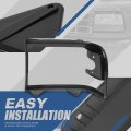 Factory Style Headlight Door Bezels Cover Compatible With Ford Bronco F150 F250 F350 F53 F59 F-series Super Duty 1992-1997