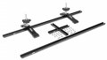 Wen 24-inch Universal T-track Hold Down Clamps And Intersection Kit For Woodworking Wt242 