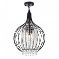 Warehouse Of Tiffany Imc92a 3bl Rena Matte Black 3-light Chandelier 