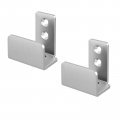 Jubest Stainless Steel Floor Guide Wall Mount Sliding Barn Door Hardware Up To 1-3 8 W 1-1 4 H Set Of 2 