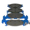 Plus Series Front Semi Metallic Shimmed Disc Brake Pads 24-219-02 