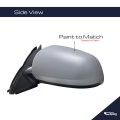 Spieg Au1320106 Au1321106 Side Mirror Set For 2002-2008 Audi A4 Quattro S4 Pair View Assembly Power Adjustment Heated Glass