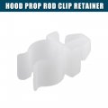 Acropix Hood Prop Rod Clip Retainer Fit For Infiniti Nissan Pack Of 1 White