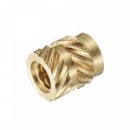 Uxcell Knurled Insert Nuts 120pcs M2 X 4mm L 3 5mm Od 3d Printing Brass Female Threadeds Heat Set Insert Embedment Nut