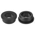 2pcs Rubber Grommets 1-3 8 35mm Drill Hole 1 25mm Id Top Hat Grommet Black Silicone Plug Gasket For Wiring Automotive 