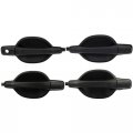 Door Handles Exterior Front Rear Driver Left Passenger Right Side Replacement Fit For 2004-2011 Mitsubishi Endeavor Balck 4pcs 