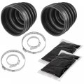 Caltric Rear Axle Inner Outer Cv Boot Kit Compatible With Can-am Renegade 500 800 4x4 2008