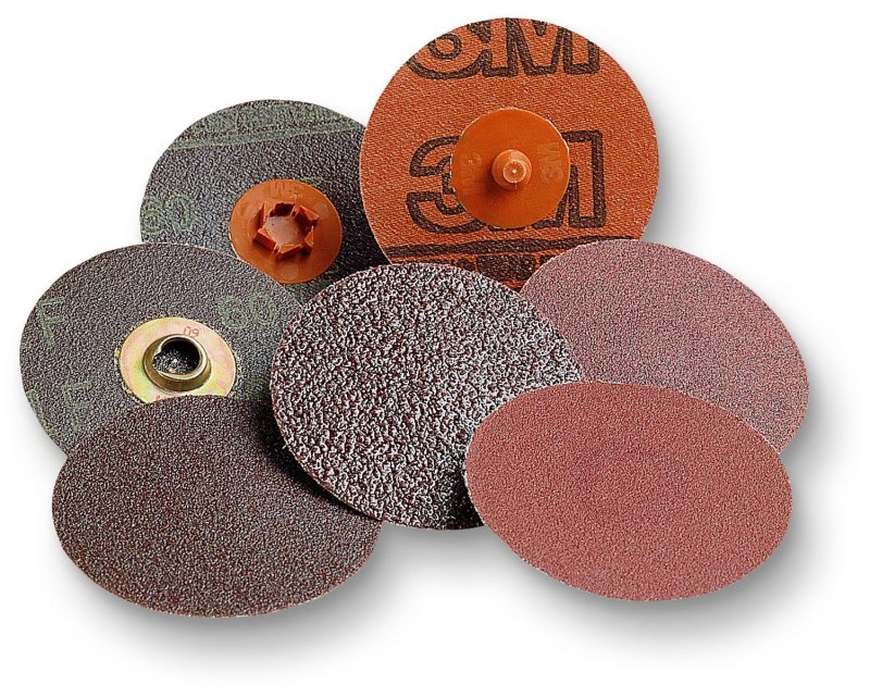 Roloc Disc 361f Aluminum Oxide Abrasive Discs Grit 36 Tr Attachment 1 In Diameter 50 Pack For Angle Grinders