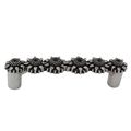 Vicenza Designs K1081 Carlotta Daisy Pull 3-inch Vintage Pewter 
