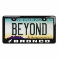 Ipick Image For Ford Bronco Black Real 3k Carbon Fiber Finish Abs Plastic License Plate Frame