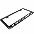 Ipick Image For Ford Bronco Black Real 3k Carbon Fiber Finish Abs Plastic License Plate Frame