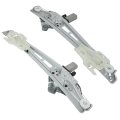 Rear Left And Right Side Power Window Regulator Fit For 2011-2014d Explorer 2013-2014 For Ford Police Interceptor Utility With 