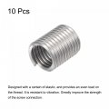 Uxcell Wire Thread Inserts 7 16-14 Unc 2 0d 304 Stainless Steel Helical Type Coiled Screw Repair Threaded Sleeve Sheath 10pcs