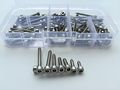 105pcs M3 5 Allen Self Tapping Screws Stainless Steel Hex Socket Cap Head Self-attack Bolts Smooth Cup Drilling Screw Bolt Kits