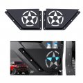 Opp Ulite 2pc Pack Front Door Storage Pockets For 2021 2022 Ford Bronco Carbon Steel Black Cup Holder Side Organizer Box 
