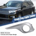 Uxcell 1 Pcs Fog Light Grille Cover Trim Lamp No 814820e080 For Toyota Highlander 2013-2013