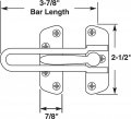 Prime-line K 5006 Screen Storm Door Push Button Latch Set W Night Lock Repce Old Or Damaged Handles A Aluminum Finish Fits