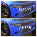 Hecasa White Led Side Marker Light Compatible With 2015-2022 Dodge Charger Lamps Reflectors Front Rear Clear Lens Replacement