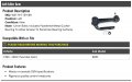 Left Driver Side Idler Arm Compatible With 1990-2005 Chevy Astro Rwd