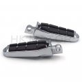 Hongk- Chrome Long Angled Adjustable Highway Peg Mounting Kit With Footpeg Foot Rest Compatible V-star Roadstar Suzuki