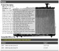 Radiator Compatible With 2001006 Hyundai Santa Fe 2 4l 2 7l