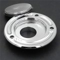 Xkh- Motorcycle Black Gas Cap Fuel Tank Compatible With Kawasaki Zx 14r Z1000 10r 9r 6r 636 Zzr600 650r Er-6 B01g80qwmk