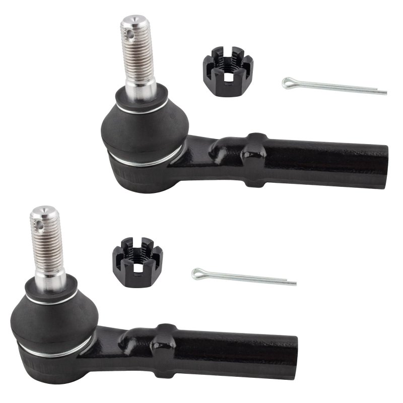 Boxi Qty 2 Front Outer Tie Rod End Fit For Chevrolet Express Gmc Savana 2003-2020 Hummer H2 Chevy Avalanche Silverado Suburban