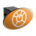 Green Lantern Blackest Night Orange Logo Oval Tow Trailer Hitch Cover Plug Insert