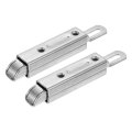 2 Pcs Slide Entry Slam Latch 4 9 Inch Automatic Spring Door Bolt Lock Stainless Steel Cabinet Hardware Latches For Industrial 
