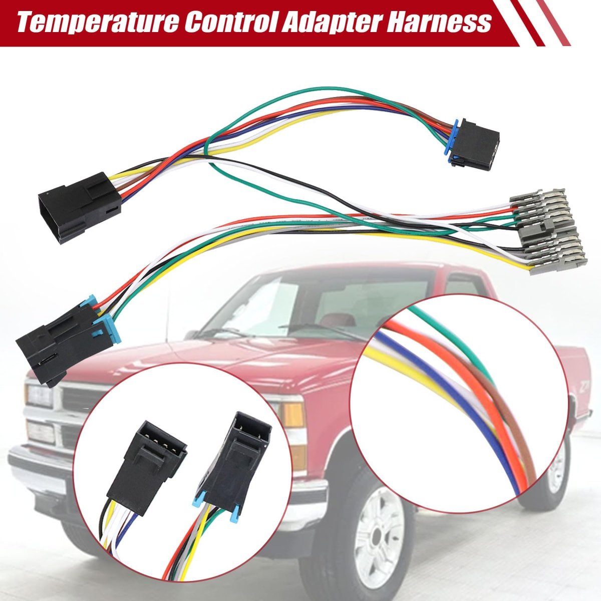 Air Conditioning Heater Climate Control Adapter Harness For 1995 Chevy Silverado Gmc Sierra Tahoe Yukon 16233143