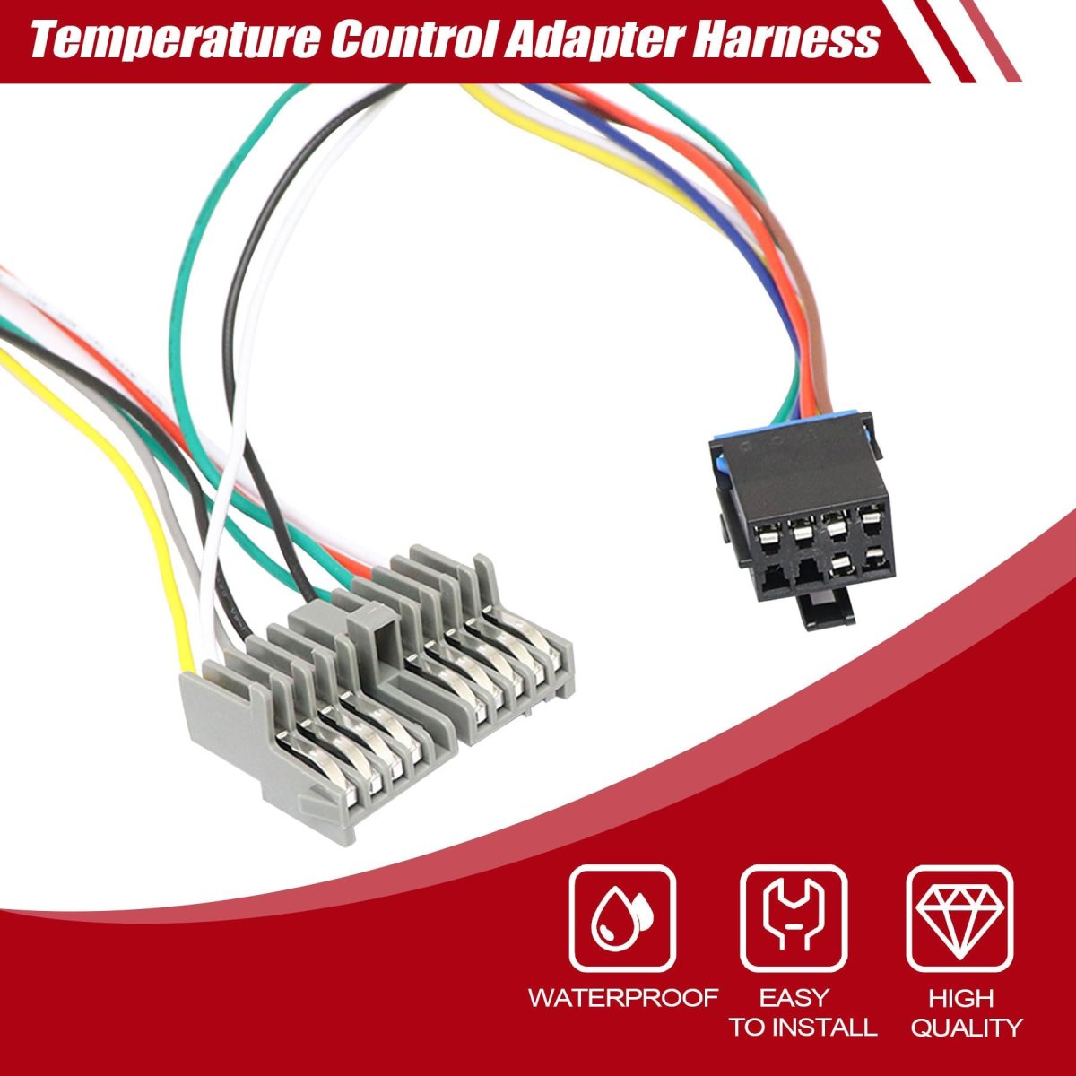 Air Conditioning Heater Climate Control Adapter Harness For 1995 Chevy Silverado Gmc Sierra Tahoe Yukon 16233143