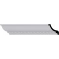 Ekena Millwork Mld03xx04va Valeriano Rope Crown Moulding 2 3 H X 3 P 4 F 94 1 L White 